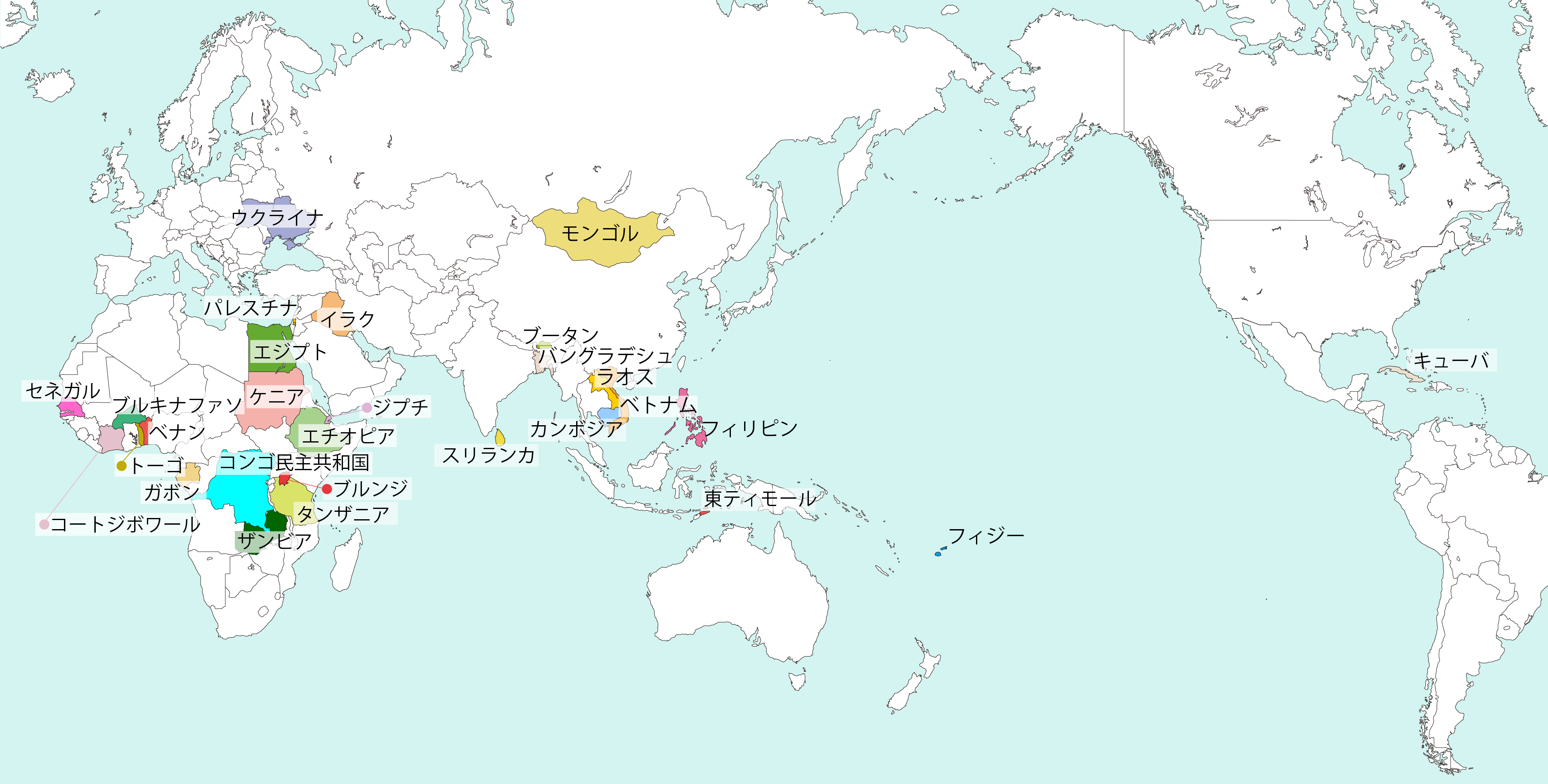 研修受入マップ